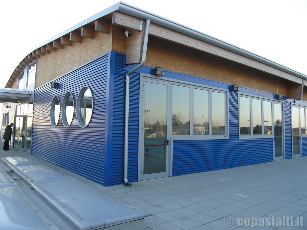 rivestimento pareti alluminio